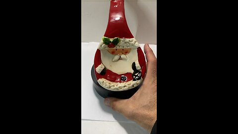 Stop & Shop! Ceramic Christmas SANTA Spoon Rest - on sale at eBay.com/str/ibatdude