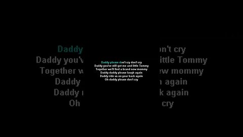 04a Don't cry daddy full concert link in description