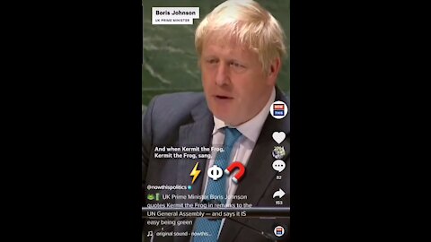 Boris Johnson - Pepe com? 😆