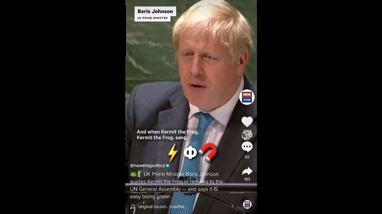Boris Johnson - Pepe com? 😆