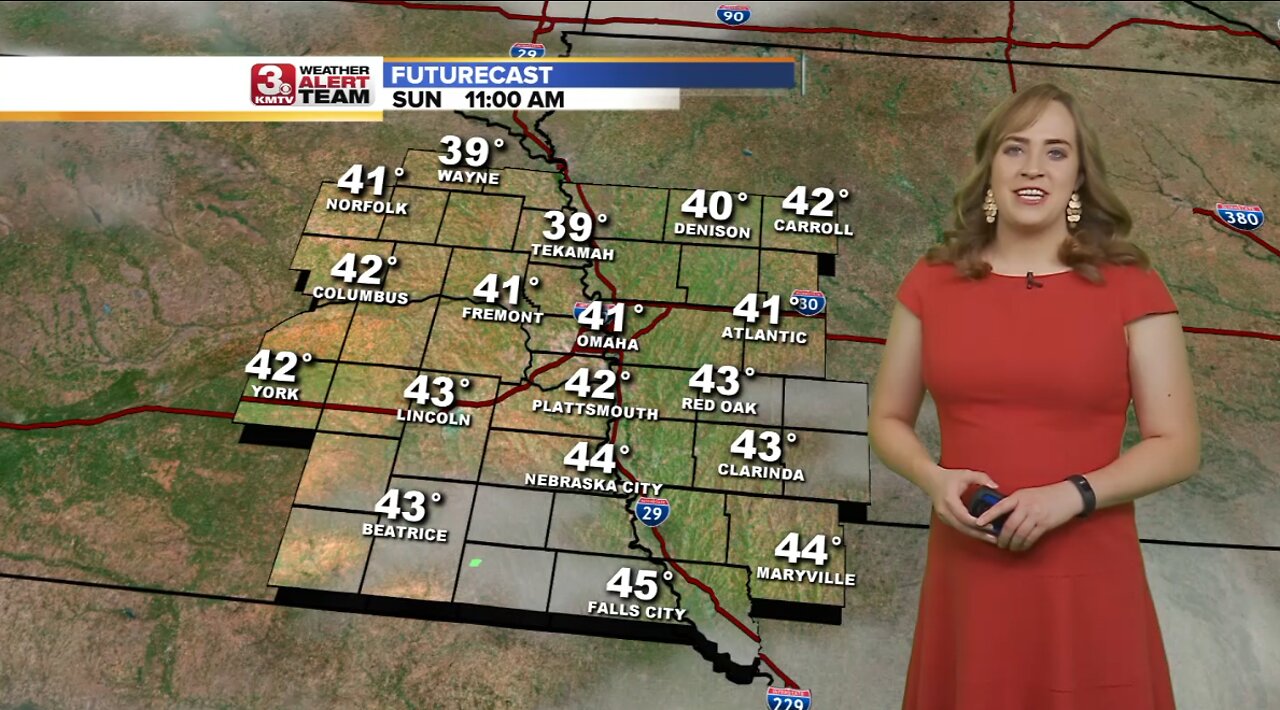 Audra's Sunday Forecast