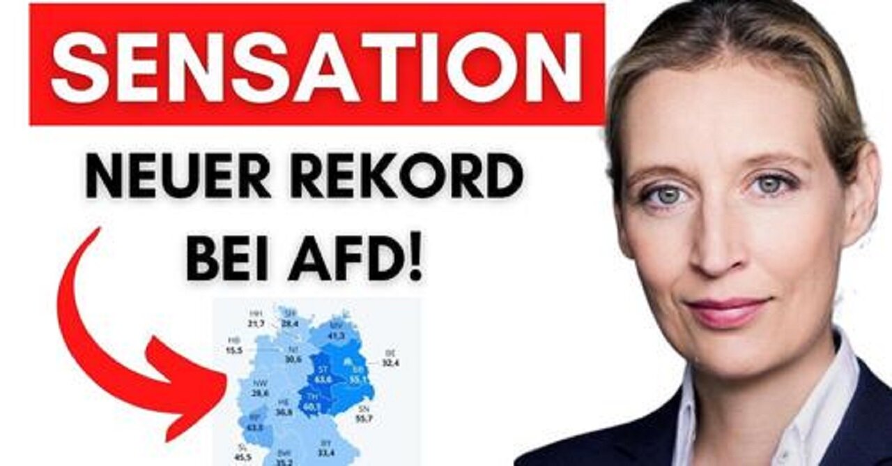 AfD Mitgliederzahl wächst um 70%! CDU stürzt komplett ab!