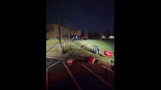 Levittown, Pennsylvania - Voting in the Dark, Outside, With No Privacy