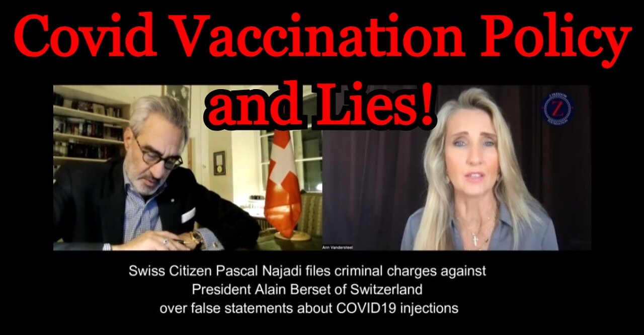 Pascal Najadi HUGE INTEL ~ Covid Vaccination Policy and Lies!