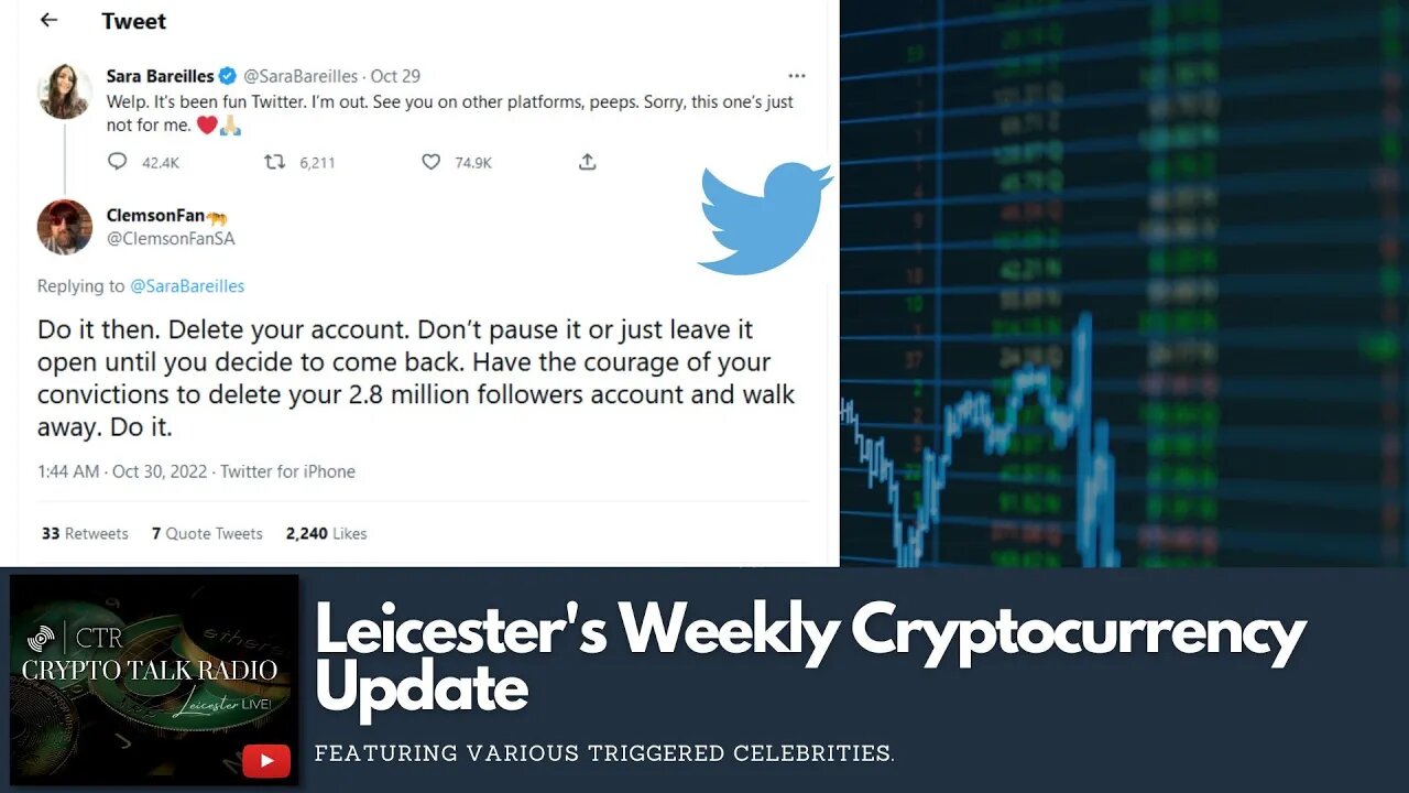 Leicester's Weekly #Crypto Checkin: #Bitcoin/ #Ethereum Drama, THOREUM Miner, Election Impact & More