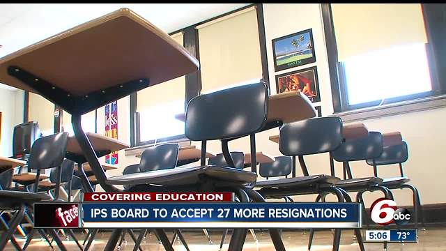 27 more IPS personnel, teachers resign from school district