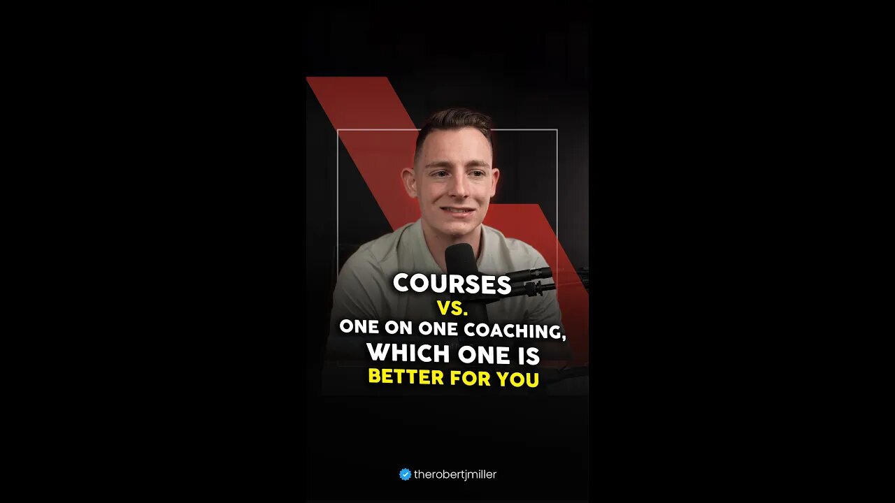 Courses vs. one on one coaching, which one is better for you?