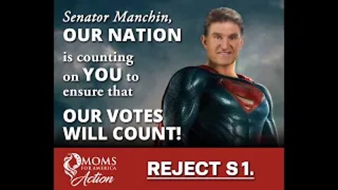 Senator Manchin, please protect our voices, Reject H.R.1/ S.1