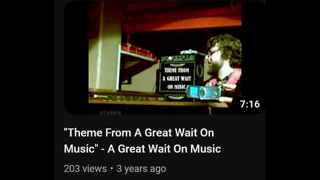 ''Theme From A Great Wait On Music'' - A Great Wait On Music