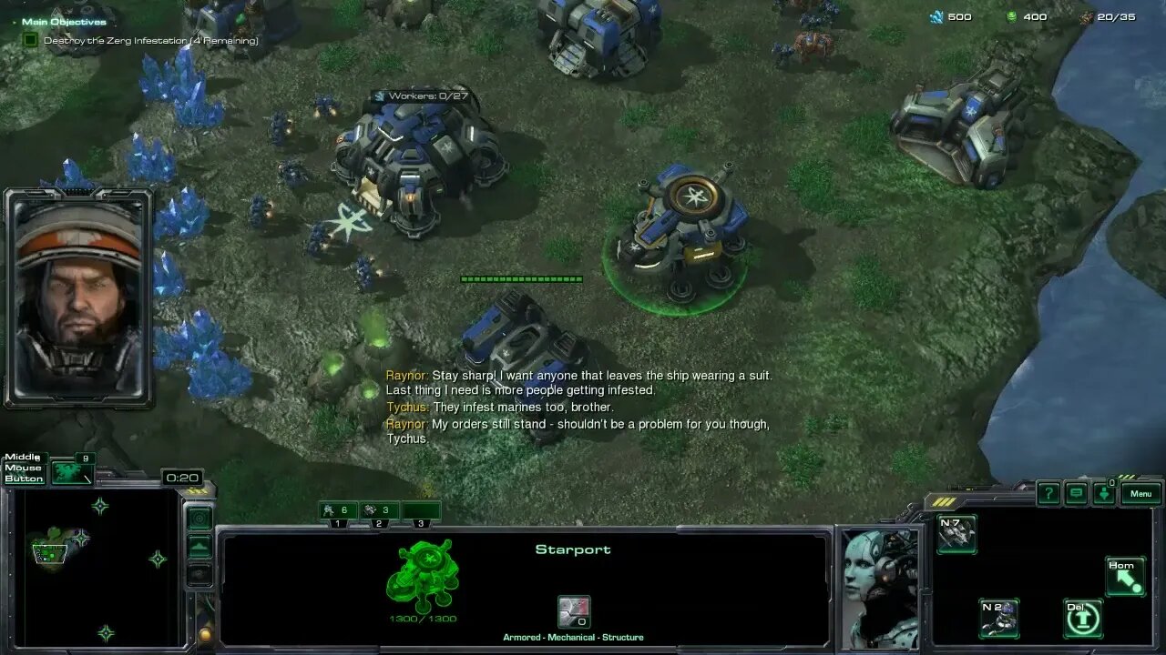 starcraft 2 part 1 - pc/battlenet with mouse aim in a manner of speaking