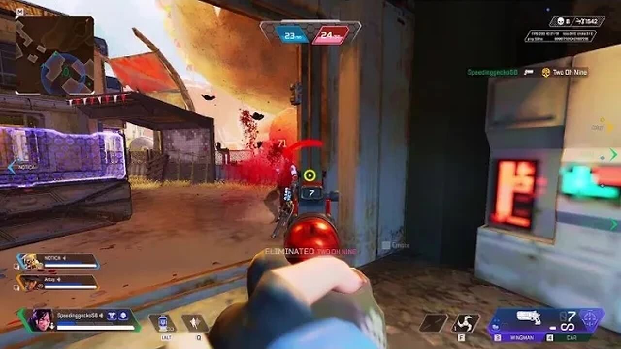 Apex wraith game play (mouse and keyboard)