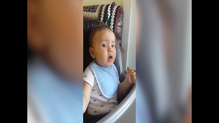 Baby is Serious About his Cookie