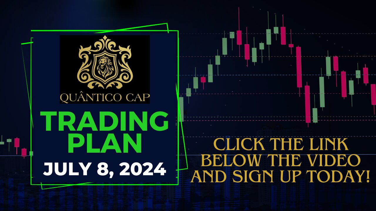 Quantico Cap Trading Plan - 8 July 2024 | Make Money Online Day Trading Nasdaq