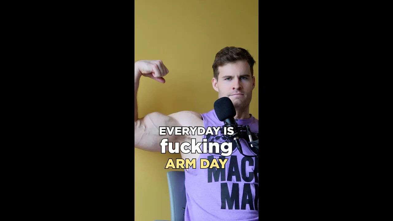 Everyday is Arm Day #armday #bodybuilding #musclegain #bicepworkout #tricepsworkout