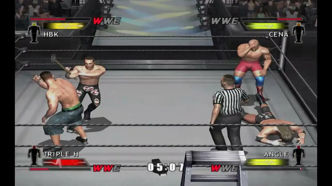 WWE Day of Reckoning - John Cena vs Triple H vs Kurt Angle vs Shawn Michaels