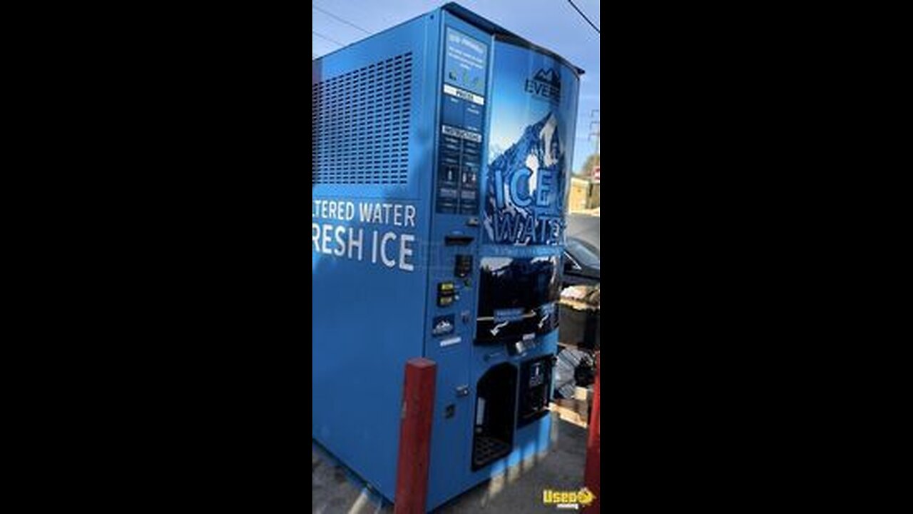 2023 Everest VX3 Ice Bagged Ice and Filtered Water Vending Machine For Sale in California!