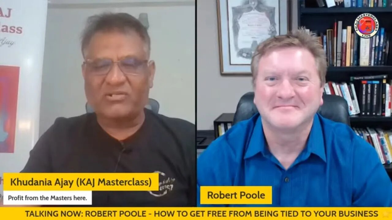 How To Get Free From Being Tied To Your Business | Robert Poole