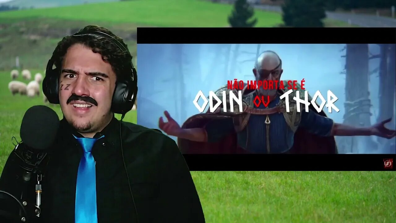 PASTOR REACT Rap do Kratos (God Of War) - O RAGNAROK | Flash Beats (Prod. WB)
