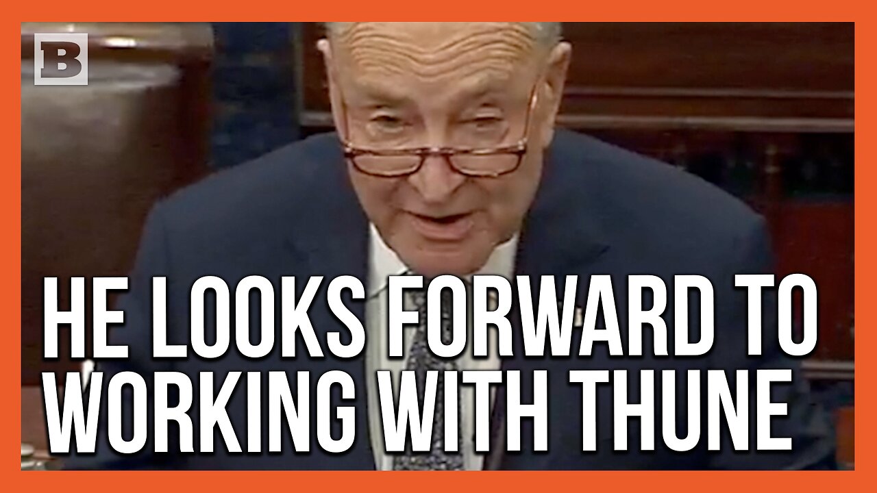 Chuck Schumer: "I Look Forward to Working" with Sen. John Thune