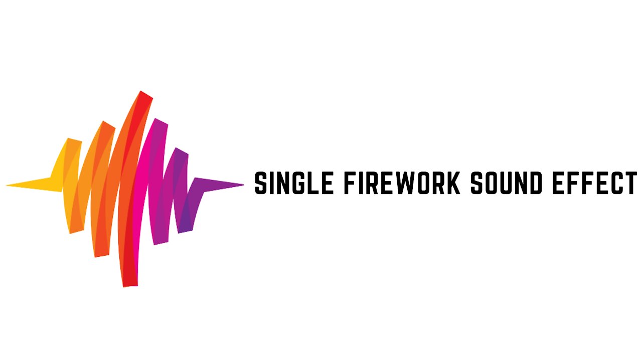 Single Firework Sound Effect