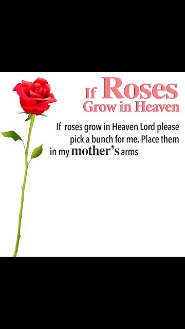 If Roses Grow In Heaven [GMG Originals]