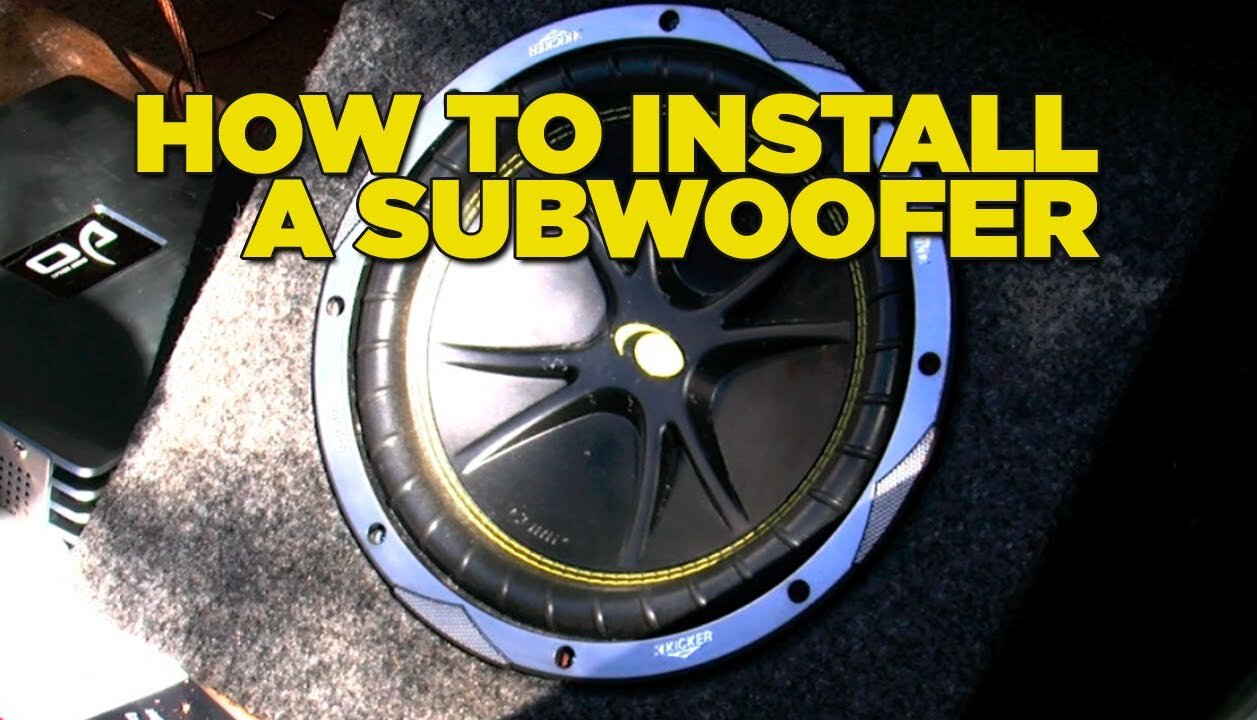 How To Install A Sub Woofer