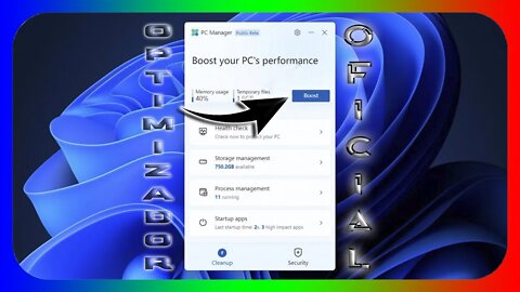PCMANAGER OFICIAL limpia y optimiza Windows 11