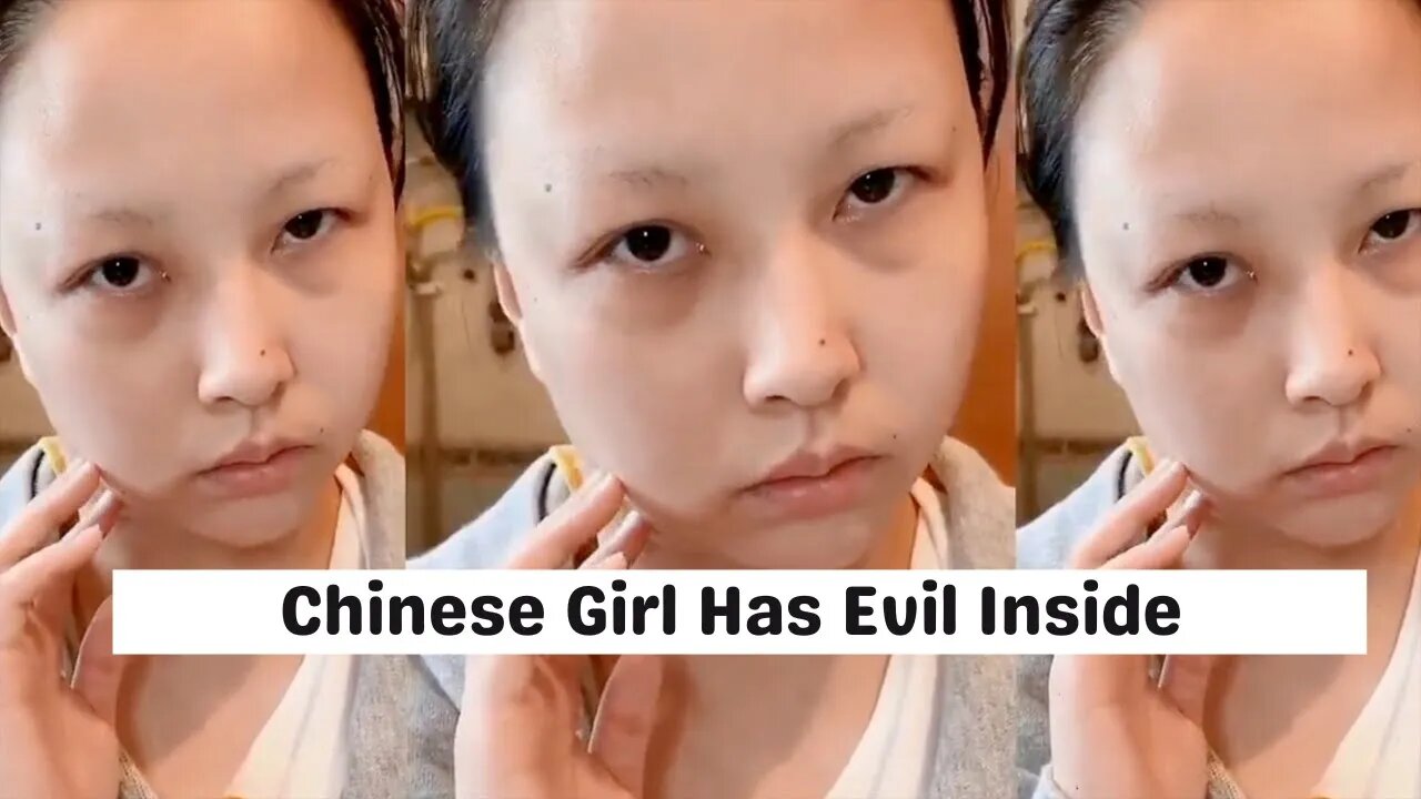 Chinese Girl Lets Out Her Evil Side