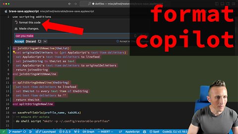 Make Copilot Format Quirky Code