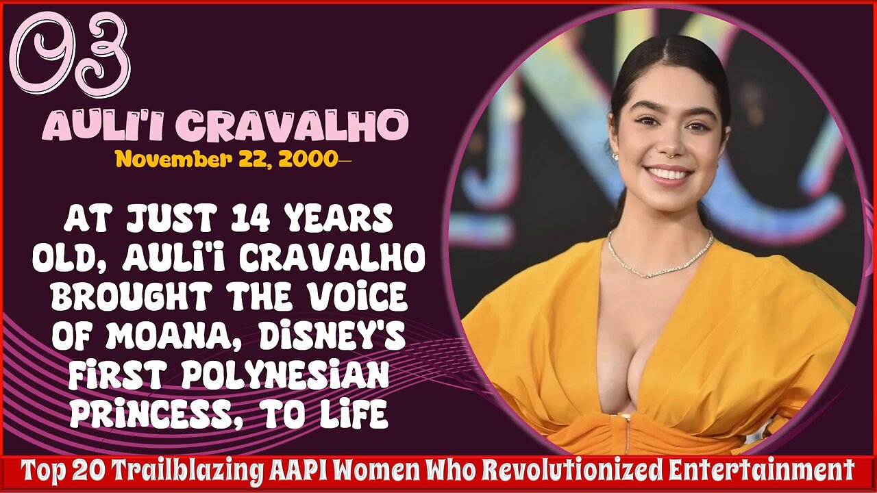 Auli'i Cravalho | Top 20 Trailblazing AAPI Women