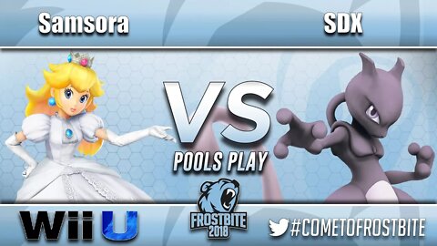 Samsora (Peach) vs. SDX (Mewtwo) - Wii U Pools Play - Frostbite 2018