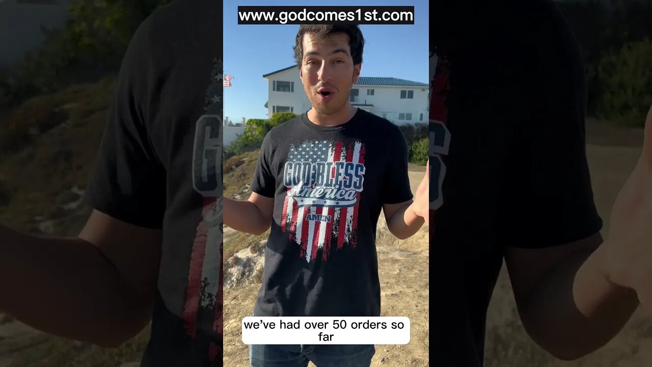 Thank you for your orders! Shop Now At GodComes1st.com 🇺🇸
