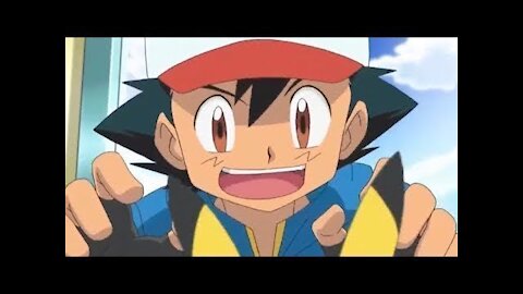 Pokemon Best Wishes: Ash pets and tickles Pikachu