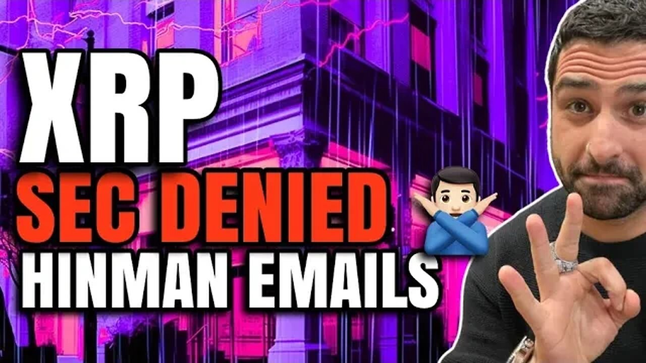 XRP RIPPLE WIN 🏆 THE SEC DENIED HINMAN EMAILS TO BE RELEASED