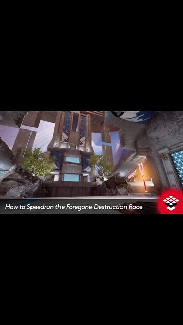 How to Speedrun the Foregone Destruction Race #splitgate #Speedun #tutorial #shorts