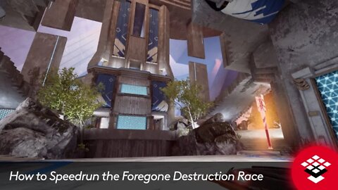 How to Speedrun the Foregone Destruction Race #splitgate #Speedun #tutorial #shorts