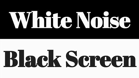 white noise black screen no ads | instant Insomnia Relief in 3 Minutes | 12 Hours