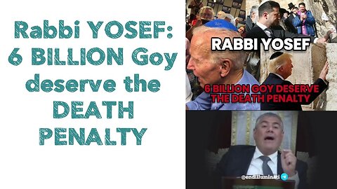 RABBI YOSEF ✡️ 𝟲 𝗕𝗜𝗟𝗟𝗜𝗢𝗡 𝗚𝗢𝗬 𝗗𝗘𝗦𝗘𝗥𝗩𝗘 𝗧𝗛𝗘 𝗗𝗘𝗔𝗧𝗛 𝗣𝗘𝗡𝗔𝗟𝗧𝗬 🩸