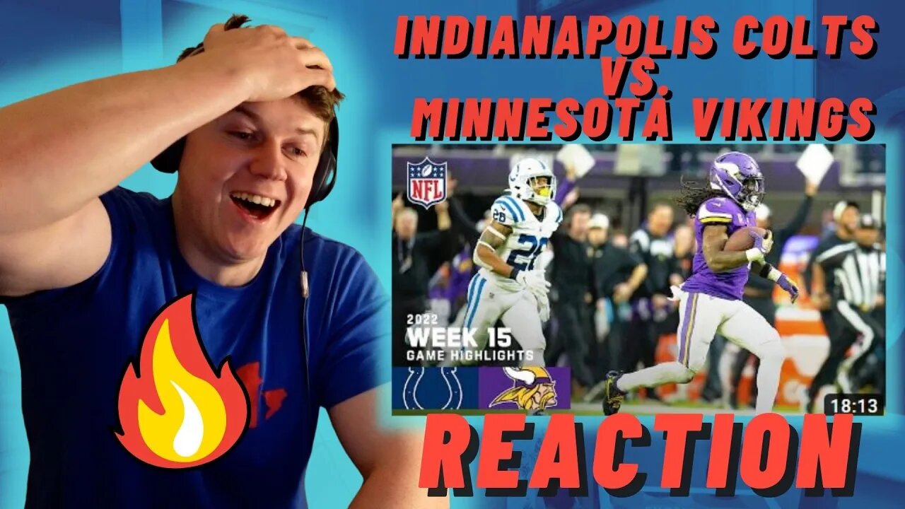 IRISH REACTION TO LARGEST COMEBACK IN HISTORY! Indianapolis Colts vs. Minnesota Vikings