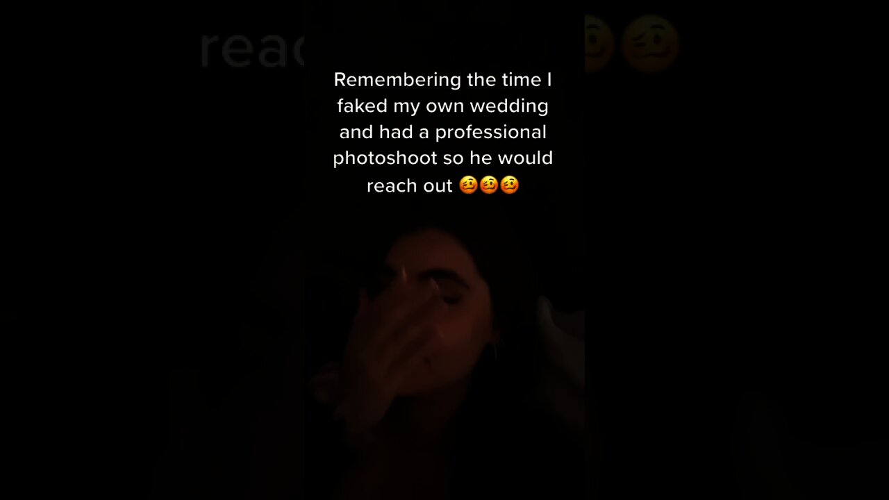 Woman fakes her own wedding in desperate attempt to get her ex to text her