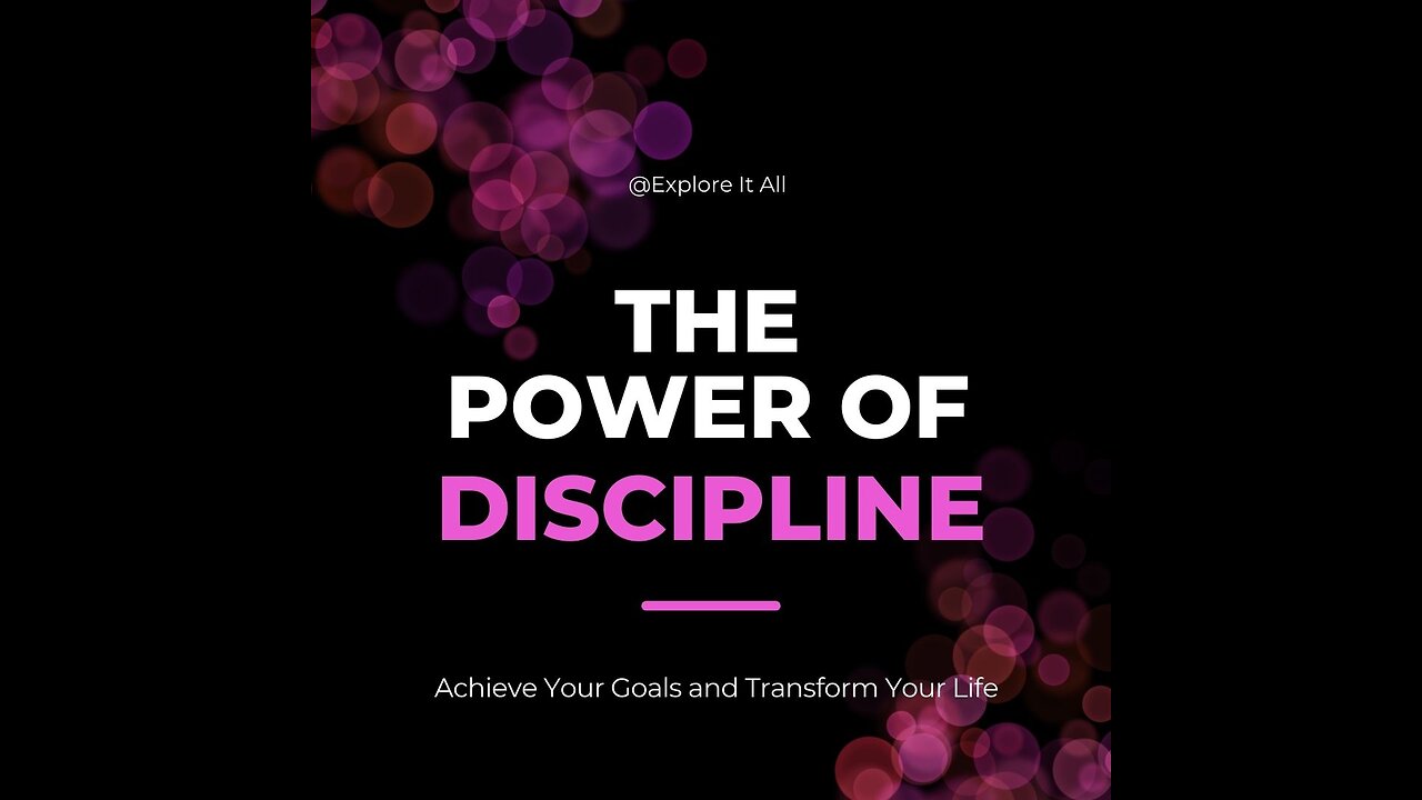 The Power Of Discipline