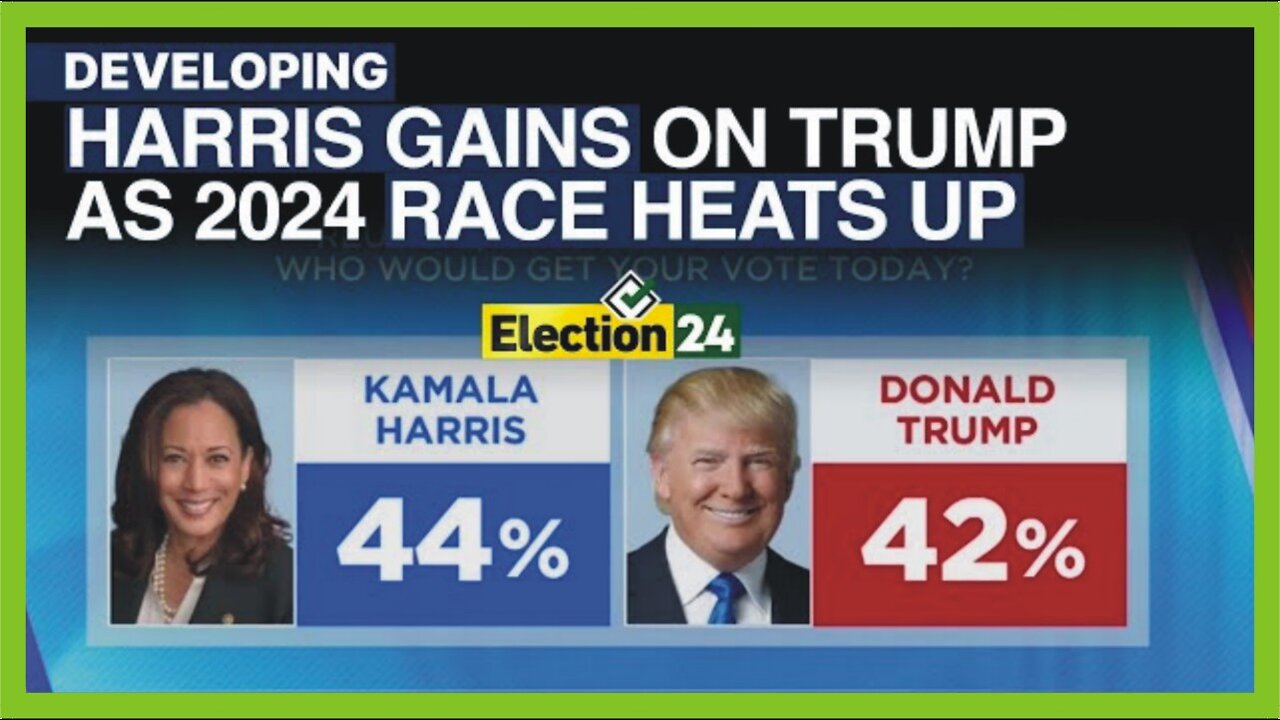 Harris Gains on Trump as 2024 Race Heats Up | AljazairNews