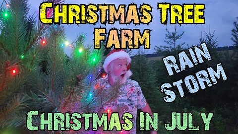 Christmas in July - Car Stealth Camp - Heavy Rain and Wind Storm