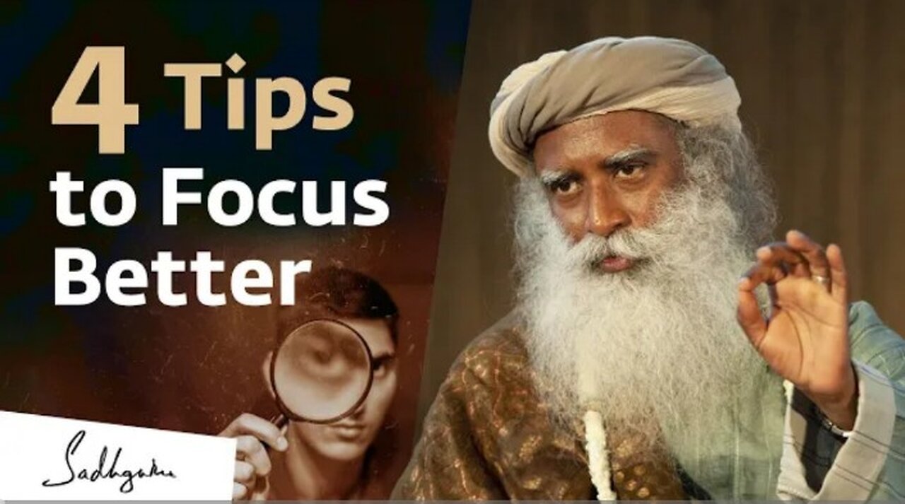 How to Improve Your Focus & Unleash Your Intelligence |Sadhguru|