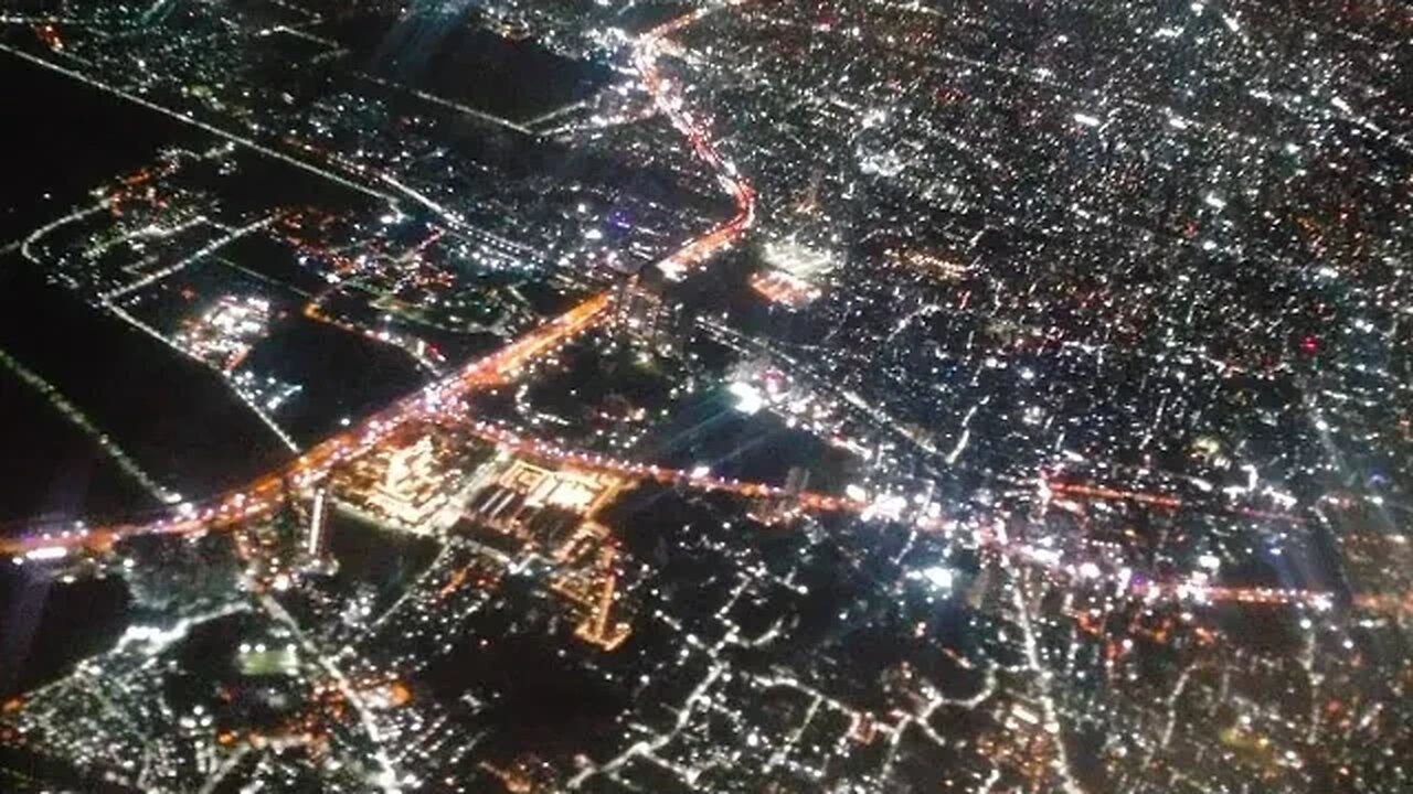 Beauty of Kolkata from flight window