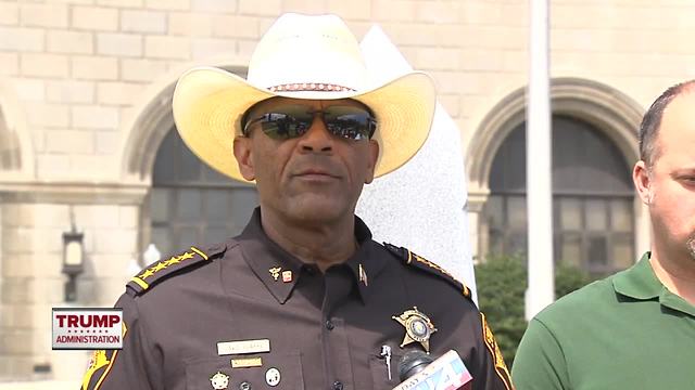 Former Milwaukee County Sheriff Clarke joining Trump PAC