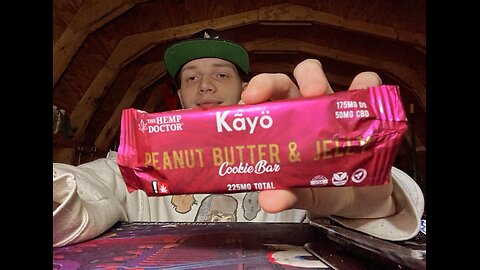 Reviewing The Hemp Doctor Kayo Peanut Butter & Jelly Cookie Bar 225 MG of D9 THC and CBD