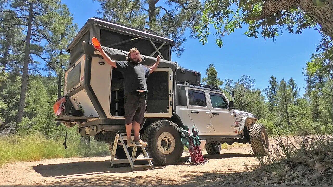 My LAST Camp Spot in Arizona! how my Dual Zone Fridge Freezer changed How I Cook in my Truck Camper