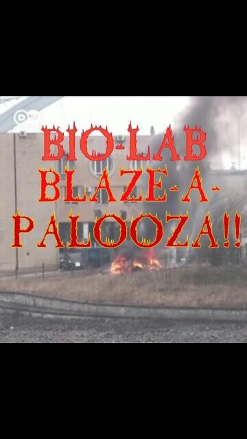 CARE TO WAGER THAT NEO-NAZI BONFIRE IS FILLED WITH US-UK BIO-LAB FILES NOW??