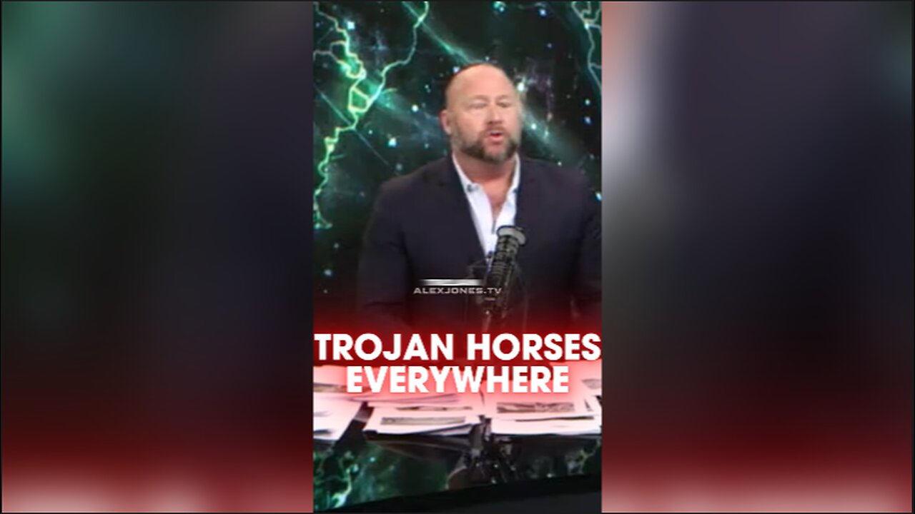 Alex Jones: Trojan Horses Are in Everything The Globalists Give You - 4/2/20